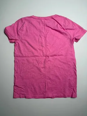 J. Crew Pink Girlfriend Tee Short Sleeve Cotton T-Shirt Women's Size XS thumbnail 5