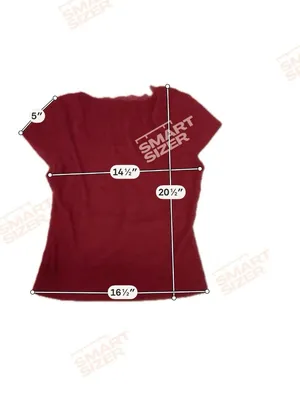 Women’s short sleeve red ruffled t shirt top coquette bow lace feminine small thumbnail 2