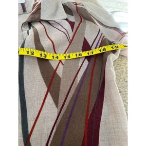 Vintage 70s Mary Martin Florida brown long sleeve tunic western maxi dress M thumbnail 6