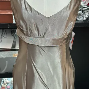 Vera Wang sz 10 gray long formal dress thumbnail 2