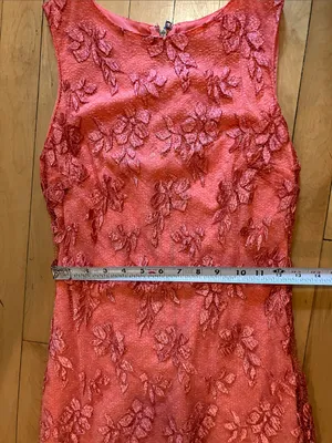 Alice and Olivia Orange Lace Mini Shift Dress Size 2 thumbnail 11