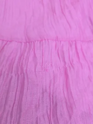 Mika & Gala Pink Halter Tiered Maxi Dress thumbnail 7