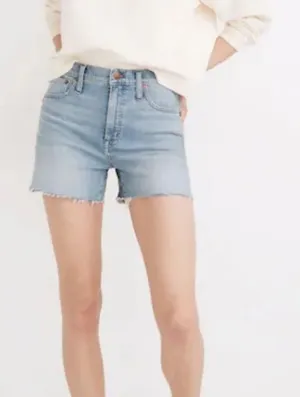 Madewell high-rise denim shorts in watt wash size‎ 26 thumbnail 1