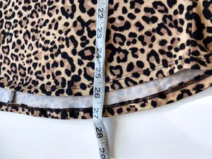 ZENANA | Leopard Print Lounge Set | 2 Piece Top & Jogger | Size L thumbnail 8