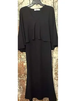 NWT Ali & Jay Vneck Layered Cape Formal Gown Dress, size XS thumbnail 3