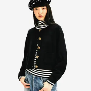 Free People Luna Cardigan Black Size XL thumbnail 2