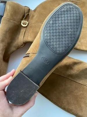 Circa Joan and David • Suede Leather Brown Boots thumbnail 6