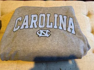 Carolina Cropped Sweatshirt Gray Size M thumbnail 2