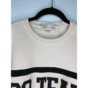 Vintage Havana "Go Team" Surf Wash Crewneck Sweatshirt Small Football Black NWT thumbnail 2