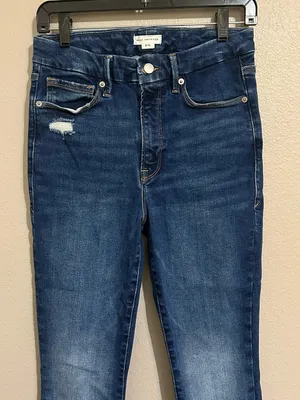 Good American Good Legs Always Fit Crop High Rise Skinny Jeans Women’s Size 6-12 thumbnail 3