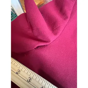 Pendleton Vintage Blazer Burgundy Round‎ Neck Button Front 100% Virgin Wool thumbnail 10