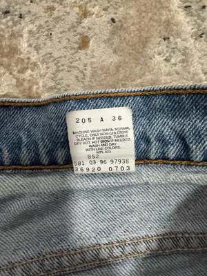 Vintage 1996 orange tab light wash Levi’s shorts thumbnail 5