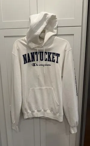 Champion Nantucket White Pullover Hoodie thumbnail 1