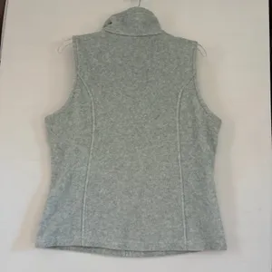 Columbia‎ Benton Springs Fleece Vest Womens Medium Grey Full Zip XL6953 thumbnail 2