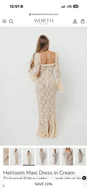 Worth Collective Heirloom Maxi Lace Dress thumbnail 6