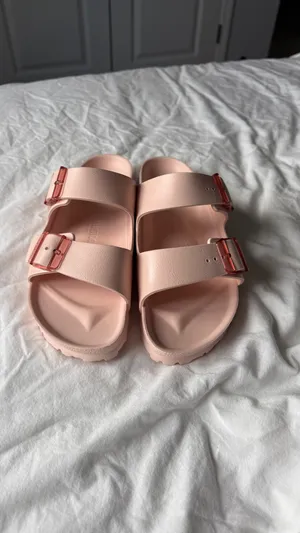 Birkenstock Pink Arizona Big Buckle Sandals thumbnail 4
