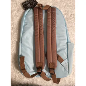 Loungefly Disney Pixar Up Carl & Ellie Canvas Backpack Light Blue Brown NEW thumbnail 2