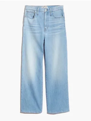 Madewell Wide-Leg Cropped Slim-Fit Jeans AN325 Size 30 thumbnail 9
