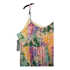 NWT Lane Bryant Patchwork‎ Floral Sleeveless V-Neck Tiered Maxi Dress 16 thumbnail 12