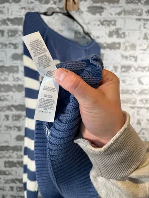 Aerie | women striped rolled neck knitted sweater square neck thumbnail 3