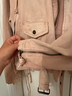 Free People Pink Denim Jacket thumbnail 6