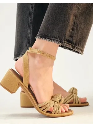 Rothy's Women's The Knot Sandals, Golden Sun, Size 8, NWT NWT thumbnail 2
