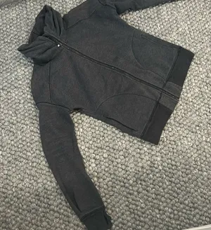 Lululemon Gray Zip Up Scuba Define Sweatshirt No Hood Size 6 thumbnail 1