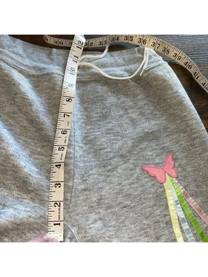 Vintage Butterfly Sweatpants 90s cottagecore granny boho pastel thumbnail 7