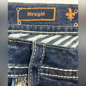 Rock Revival Women'S Jen Straight Leg Jeans Size 29‎ thumbnail 10