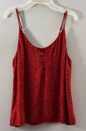 A New Day Women‎ Red/Orange Cami Top Blouse Size Small. thumbnail 1