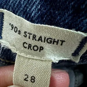 Madewell The '90s Straight Crop 28 thumbnail 6
