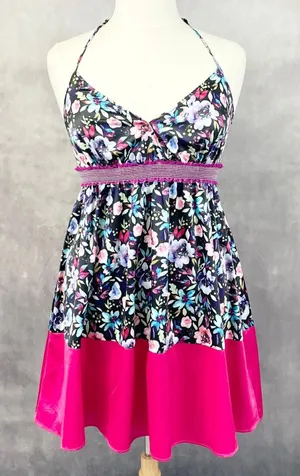 Venus Babydoll Dress Womens Large Stretch Flowy Boudoir Y2K Indie‎ Boho thumbnail 1