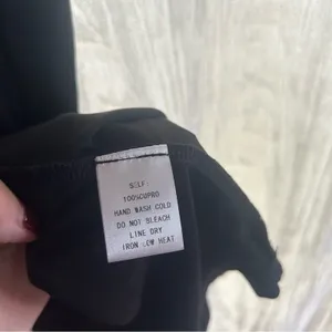 LBLC The Label Revolve Kelcie Midi Gathered Twist Front‎ Dress Slit Black NWT S thumbnail 8