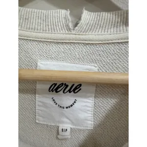 Aerie Women Oatmeal Heather Oversized Crewneck Sweatshirt S Small Loungewear thumbnail 5