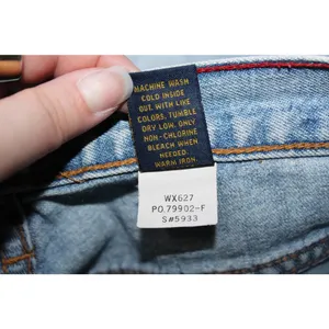 Abercrombie & Fitch Flare Blue Denim Light Wash Cotton Wide Leg Jeans Size 6 R thumbnail 6