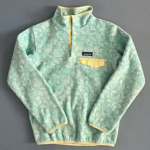 Patagonia Synchilla Snap-T Lightweight Fleece Batik Hex Big Bend Pullover Jacket thumbnail 2