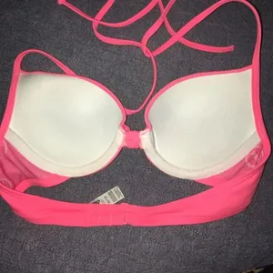 Victoria’s Secret hot pink twist halter bikini top thumbnail 2