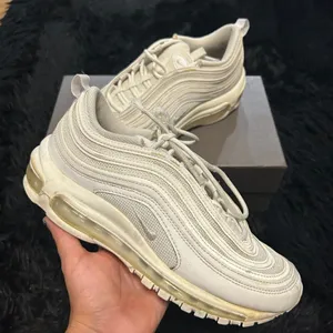 NIKE Air Max 97 white lace up shoes sneakers women’s 7.5 thumbnail 6