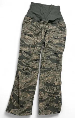 Maternity official US Air Force camouflage cargo pants size large 12 14 woman’s thumbnail 1