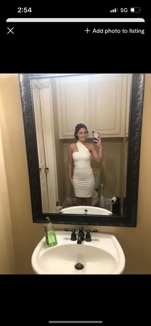 Marcella NYC White Caterina Dress thumbnail 4