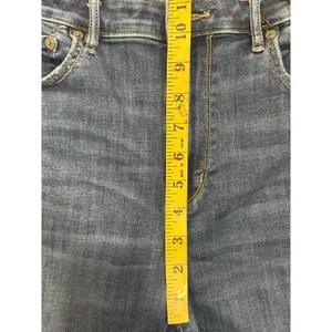 American Eagle Hi Rise Stretch Bootcut Flare Jeans Women's 14x29 Blue Dark Boho thumbnail 7