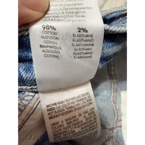 Mother Dazzler Yoke Front Ankle Jeans‎ Light Wash High Rise Crop Denim thumbnail 6