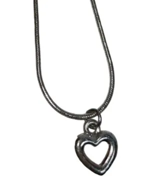 Sterling Silver Silver Heart Charm Bracelet With Thin Chain For Women A200 thumbnail 9