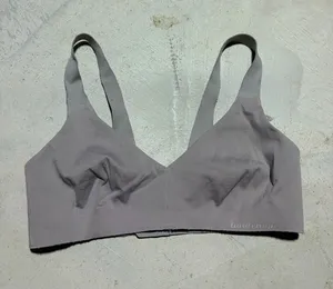 Lululemon athletica Seamless Light Gray Wireless Bralette 34A thumbnail 1