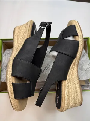 Easy Street Women's Resort Espadrille Wedge Sandals Size 7.5M thumbnail 5