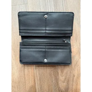 Marc Jacobs Beige Leather Wallet Snap‎ Closure Card Holder Zip Pocket thumbnail 4