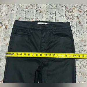 HIDDEN JEANS Coated High Waist Flare Jeans size 30 black thumbnail 9