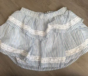 White and blue wild fable skirt with shorts thumbnail 1