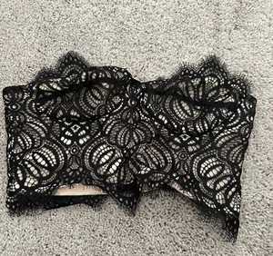 Super down Lace Crop Top thumbnail 2
