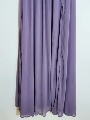 Lulus Low Cut Light Purple Formal Maxi Dress Size XS NWT Wedding Guest Prom thumbnail 5